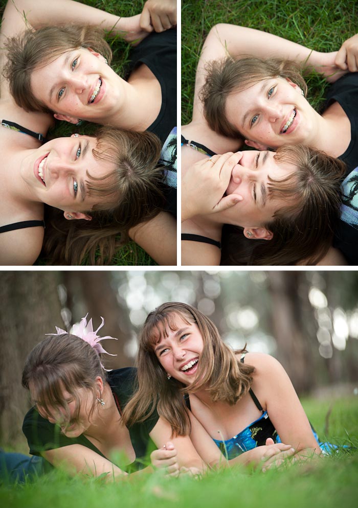 Sisters portrait by Lindi Heap Photography