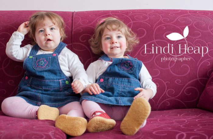 Twins Portrait by Lindi Heap Photography, ACT Family Photographer