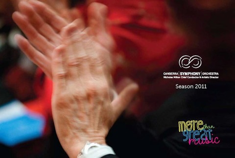 Canberra Symphony Orchestra 2011 Brochure